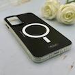 قاب گوشی Galaxy A16 سامسونگ طرح مگ سیف ایربگ دار دور مات مشکی کد 155942