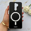 قاب گوشی Redmi Note 8 Pro شیائومی طرح مگ سیف ایربگ دار دور مات مشکی کد 155967