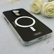 قاب گوشی Redmi Note 8 Pro شیائومی طرح مگ سیف ایربگ دار دور مات مشکی کد 155967