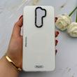 قاب گوشی Redmi Note 8 Pro شیائومی طرح مگ سیف ایربگ دار دور مات سفید کد 155970