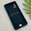 قاب گوشی Galaxy A71 سامسونگ HARD سخت جاکارتی دار محافظ لنز دار کشویی سبز تیره کد 156278