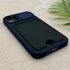 قاب گوشی iPhone 12 Pro آیفون HARD سخت جاکارتی دار محافظ لنز دار کشویی سرمه ای کد 156280