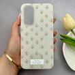 قاب گوشی Galaxy A54 سامسونگ فانتزی اکلیلی HARD PC لاکچری طرح گل کرم کد 158018