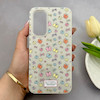 قاب گوشی Galaxy A54 سامسونگ فانتزی اکلیلی HARD PC لاکچری طرح پروانه کرم کد 158021