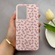 قاب گوشی Galaxy A56 سامسونگ فانتزی اکلیلی HARD PC لاکچری طرح پاپیون صورتی کد 158031