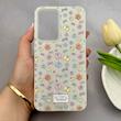 قاب گوشی Galaxy A56 سامسونگ فانتزی اکلیلی HARD PC لاکچری طرح پروانه کرم کد 158036