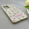 قاب گوشی Galaxy A56 سامسونگ فانتزی اکلیلی HARD PC لاکچری طرح پاپیون کرم کد 158037