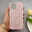 قاب گوشی iPhone 13 - iPhone 14 آیفون فانتزی اکلیلی HARD PC لاکچری طرح پاپیون صورتی کد 158093