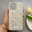 قاب گوشی iPhone 16 Pro Max آیفون فانتزی اکلیلی HARD PC لاکچری طرح پروانه کرم کد 158105
