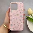 قاب گوشی iPhone 16 Pro Max آیفون فانتزی اکلیلی HARD PC لاکچری طرح پروانه صورتی کد 158108