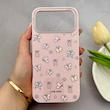 قاب گوشی iPhone 17 Pro Max آیفون فانتزی اکلیلی HARD PC لاکچری طرح پروانه صورتی کد 158111