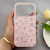 قاب گوشی iPhone 17 Pro آیفون فانتزی اکلیلی HARD PC لاکچری طرح پروانه صورتی کد 158124