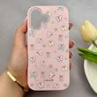 قاب گوشی iPhone 17 آیفون فانتزی اکلیلی HARD PC لاکچری طرح پروانه صورتی کد 158127