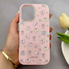 قاب گوشی iPhone 16 آیفون فانتزی اکلیلی HARD PC لاکچری طرح پروانه صورتی کد 158142