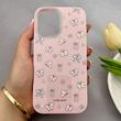 قاب گوشی iPhone 16 آیفون فانتزی اکلیلی HARD PC لاکچری طرح پروانه صورتی کد 158142