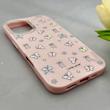 قاب گوشی iPhone 16 آیفون فانتزی اکلیلی HARD PC لاکچری طرح پروانه صورتی کد 158142