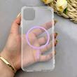 قاب گوشی iPhone 11 Pro Max آیفون اورجینال طلقی شیشه ای شفاف ایربگ دار کپسولی مگ سیف دار Magnetic یاسی کد 155150
