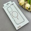 قاب گوشی iPhone 11 Pro Max آیفون اورجینال طلقی شیشه ای شفاف ایربگ دار کپسولی مگ سیف دار Magnetic قهوه ای کد 155154