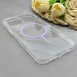 قاب گوشی iPhone 12 Pro Max آیفون اورجینال طلقی شیشه ای شفاف ایربگ دار کپسولی مگ سیف دار Magnetic یاسی کد 155161