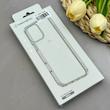 قاب گوشی iPhone 13 Pro Max آیفون اورجینال طلقی شیشه ای شفاف ایربگ دار کپسولی مگ سیف دار Magnetic سفید کد 155163