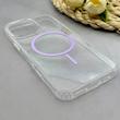 قاب گوشی iPhone 16 Pro Max آیفون اورجینال طلقی شیشه ای شفاف ایربگ دار کپسولی مگ سیف دار Magnetic یاسی کد 155190