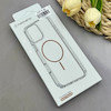 قاب گوشی iPhone 16 آیفون اورجینال طلقی شیشه ای شفاف ایربگ دار کپسولی مگ سیف دار Magnetic قهوه ای کد 155204