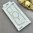 قاب گوشی iPhone 15 آیفون اورجینال طلقی شیشه ای شفاف ایربگ دار کپسولی مگ سیف دار Magnetic یاسی کد 155206