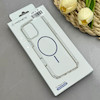 قاب گوشی iPhone 17 آیفون اورجینال طلقی شیشه ای شفاف ایربگ دار کپسولی مگ سیف دار Magnetic یاسی کد 155216