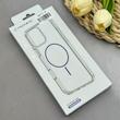 قاب گوشی iPhone 17 آیفون اورجینال طلقی شیشه ای شفاف ایربگ دار کپسولی مگ سیف دار Magnetic یاسی کد 155216