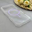 قاب گوشی iPhone 17 Pro Max آیفون اورجینال طلقی شیشه ای شفاف ایربگ دار کپسولی مگ سیف دار Magnetic یاسی کد 155231