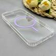 قاب گوشی iPhone 13 - iPhone 14 آیفون اورجینال طلقی شیشه ای شفاف ایربگ دار کپسولی مگ سیف دار Magnetic یاسی کد 155237