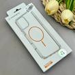قاب گوشی iPhone 13 - iPhone 14 آیفون اورجینال طلقی شیشه ای شفاف ایربگ دار کپسولی مگ سیف دار Magnetic نارنجی کد 155238