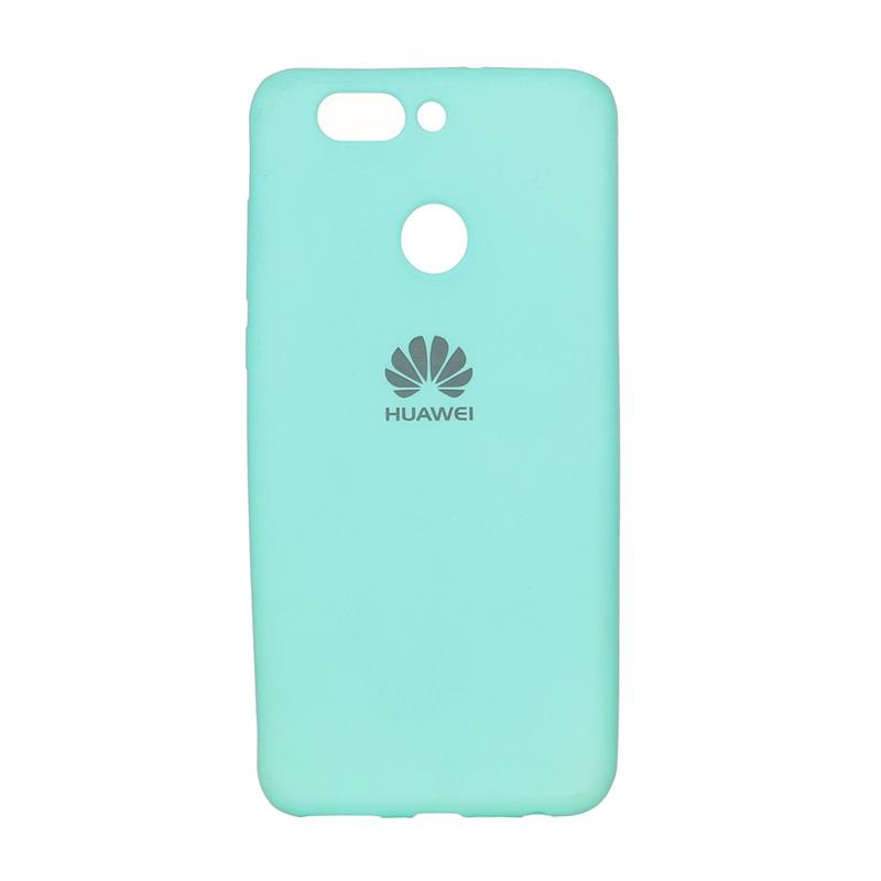 قاب گوشی Huawei Nova 2 Plus هوآوی طرح سیلیکونی ژله ای TPU سبزآبی کد 99124