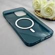 قاب گوشیiPhone 13 Pro Max آیفون فول طلقی مگ سیف دار شفاف کریستالی اورجینال AVA شیشه ای سرمه ای کد 156436