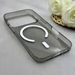 قاب گوشی iPhone 17 Pro آیفون فول طلقی مگ سیف دار شفاف کریستالی اورجینال AVA شیشه ای مشکی کد 156448