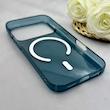 قاب گوشی iPhone 17 Pro آیفون فول طلقی مگ سیف دار شفاف کریستالی اورجینال AVA شیشه ای سرمه ای کد 156451