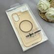 قاب گوشی iPhone 17 آیفون فول طلقی مگ سیف دار شفاف کریستالی اورجینال AVA شیشه ای نسکافه ای کد 156453