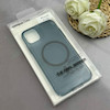 قاب گوشی iPhone 11 آیفون فول طلقی مگ سیف دار شفاف کریستالی اورجینال AVA شیشه ای سرمه ای کد 156458
