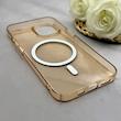 قاب گوشی iPhone 13 - iPhone 14 آیفون فول طلقی مگ سیف دار شفاف کریستالی اورجینال AVA شیشه ای نسکافه ای کد 156463