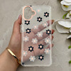 قاب گوشی Galaxy A07 سامسونگ شفاف PC CASE شفاف پشت طلق فانتزی طرح گل کد 157623