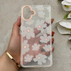 قاب گوشی Galaxy A07 سامسونگ شفاف PC CASE شفاف پشت طلق فانتزی طرح گل کد 157624