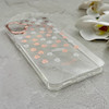 قاب گوشی Galaxy A07 سامسونگ شفاف PC CASE شفاف پشت طلق فانتزی طرح گل کد 157627