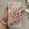 قاب گوشی Galaxy A16 سامسونگ شفاف PC CASE شفاف پشت طلق فانتزی طرح گل کد 157634