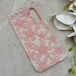 قاب گوشی Galaxy A16 سامسونگ شفاف PC CASE شفاف پشت طلق فانتزی طرح گل کد 157635