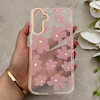قاب گوشی Galaxy A16 سامسونگ شفاف PC CASE شفاف پشت طلق فانتزی طرح گل کد 157637