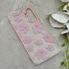 قاب گوشی Galaxy A16 سامسونگ شفاف PC CASE شفاف پشت طلق فانتزی طرح گل کد 157637