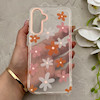 قاب گوشی Galaxy A16 سامسونگ شفاف PC CASE شفاف پشت طلق فانتزی طرح گل کد 157638