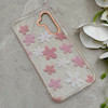قاب گوشی Galaxy A16 سامسونگ شفاف PC CASE شفاف پشت طلق فانتزی طرح گل کد 157638