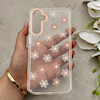 قاب گوشی Galaxy A16 سامسونگ شفاف PC CASE شفاف پشت طلق فانتزی طرح گل کد 157639