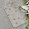 قاب گوشی Galaxy A16 سامسونگ شفاف PC CASE شفاف پشت طلق فانتزی طرح گل کد 157639